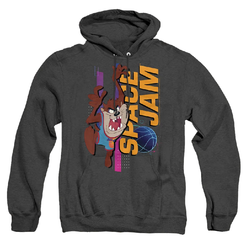 Space Jam - A New Legacy Taz Standing - Heather Pullover Hoodie Besom Neck Pullover