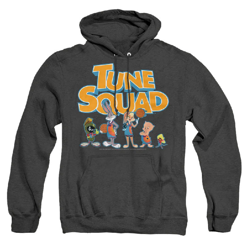 Space Jam - A New Legacy Tune Squad Letters - Heather Pullover Hoodie Bishop Sleeve Elegant Space Jam - A New Legacy Tune Squad Letters - Heather Pullover Hoodie Bishop Sleeve Elegant