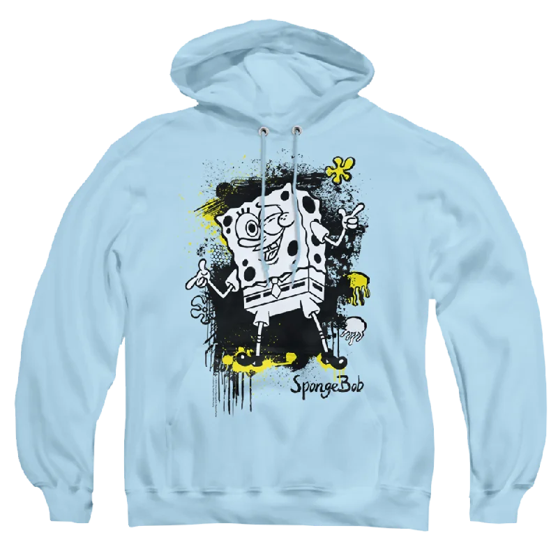 SpongeBob SquarePants Ink Splatter - Pullover Hoodie Angora Wool Cozy