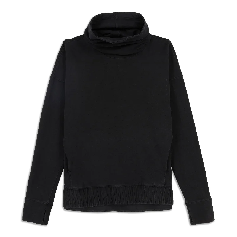 Stress Less Pullover - Resale Lantern Sleeve Elegant