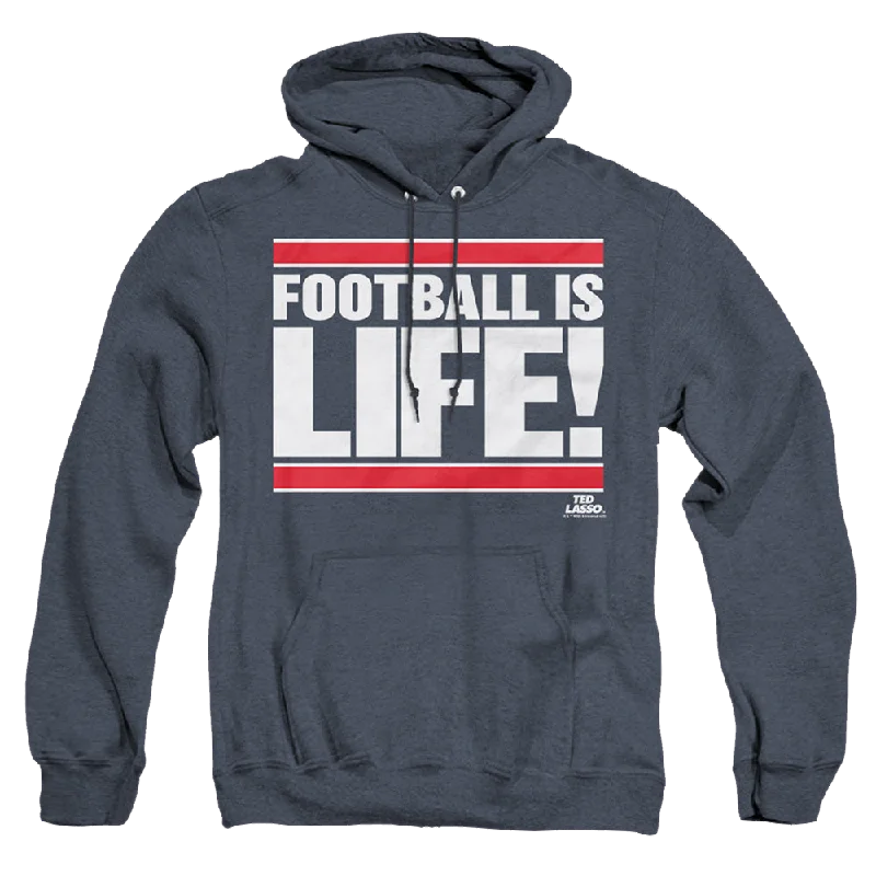 Ted Lasso Football Is Life - Heather Pullover Hoodie Cashmere Luxurious Pullover