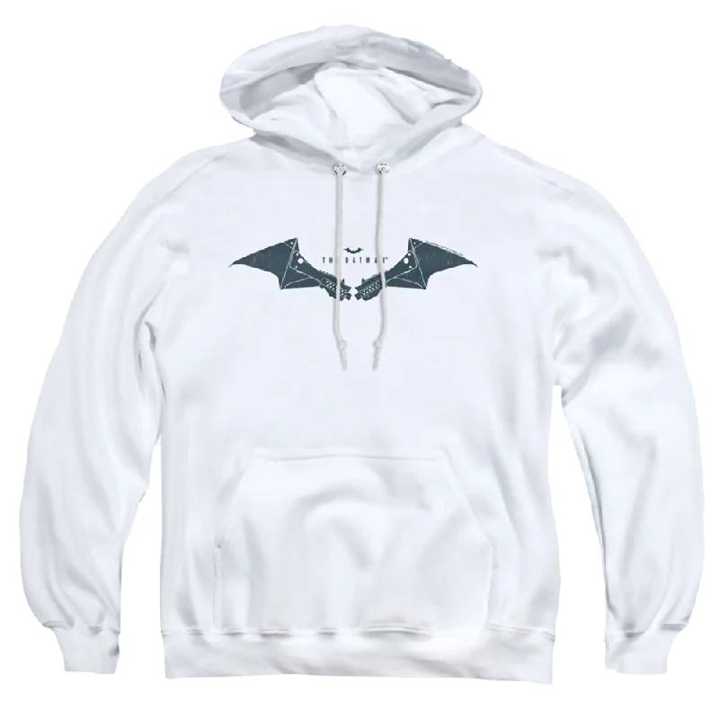 The Batman (2022) Mechanical Bat Logo - Pullover Hoodie Keyhole Neck Pullover