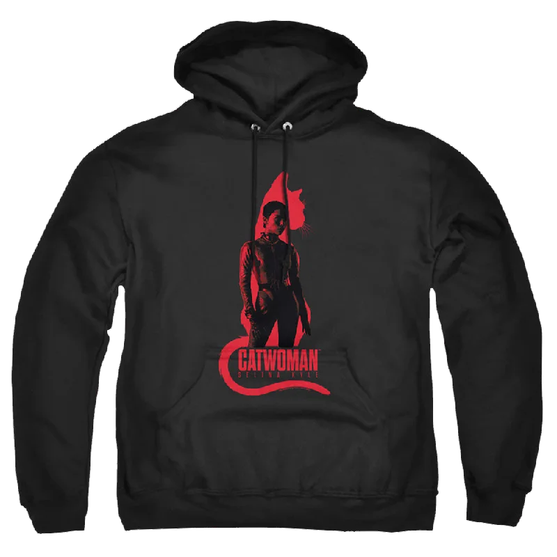 The Batman (2022) Selina Kyle Cat Silhouette - Pullover Hoodie Crew Neck Wool