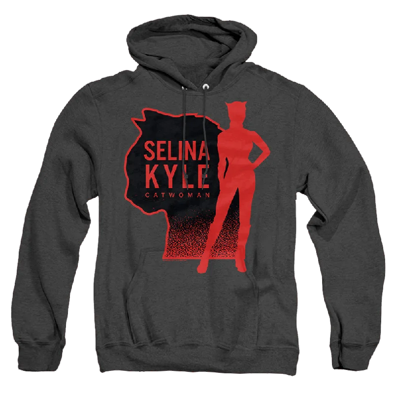The Batman (2022) Selina Kyle Catwoman - Heather Pullover Hoodie Scalloped Neck Pullover