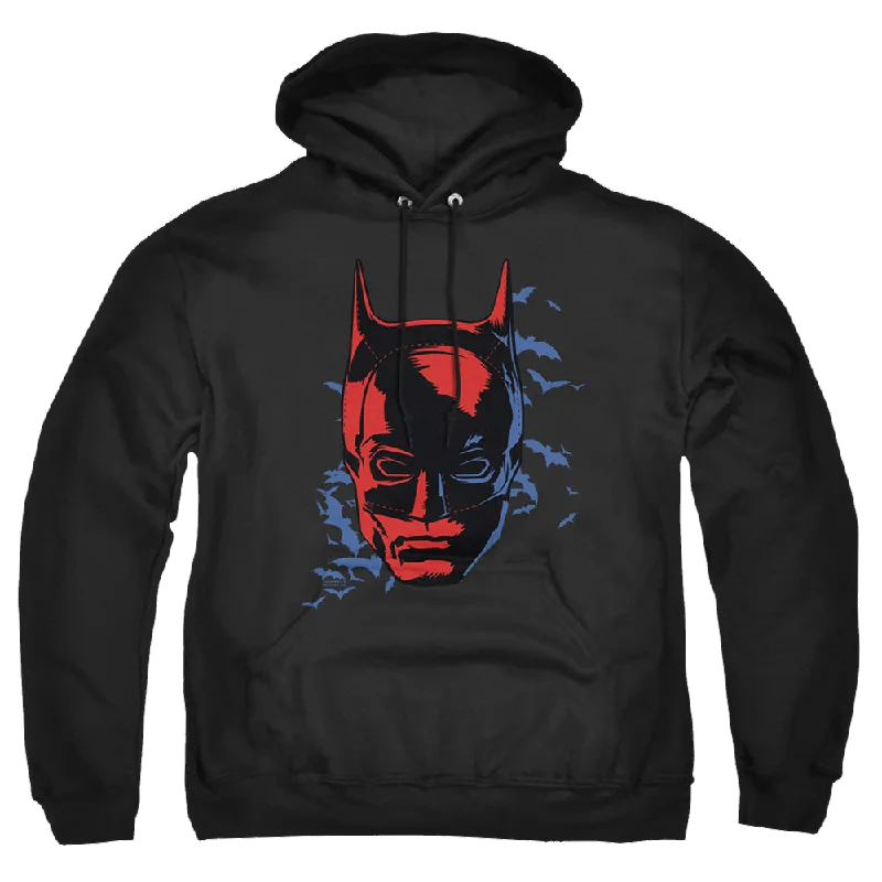 The Batman (2022) Shadowed Headshot - Pullover Hoodie Turtleneck Warm Pullover