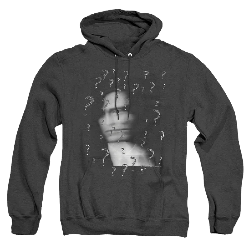 The Batman (2022) The Riddler? - Heather Pullover Hoodie Fine Merino Wool