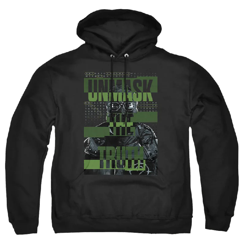 The Batman (2022) Unmask The Truth - Pullover Hoodie Ruffle Neck Pullover