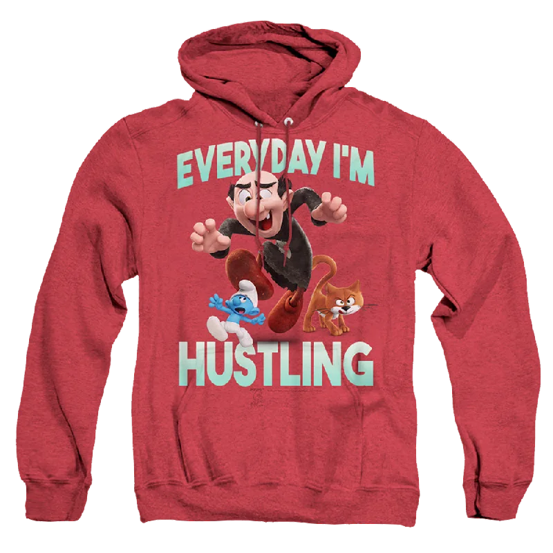 The Smurfs Gargamel - Heather Pullover Hoodie Faux Fur Trim