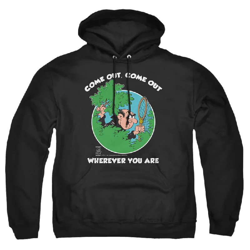The Smurfs Gargamel - Pullover Hoodie Cold Shoulder Design