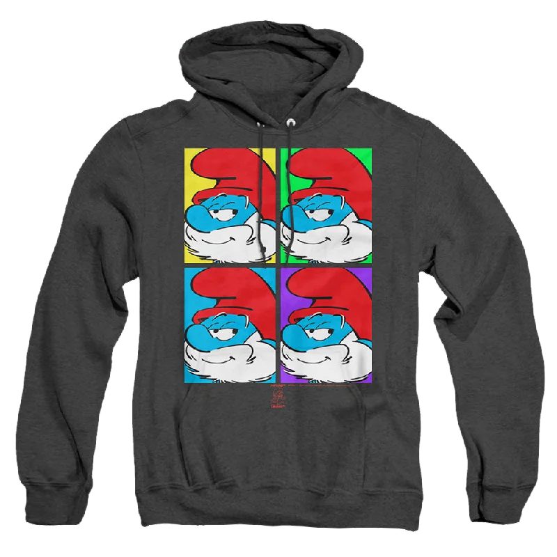The Smurfs Tiles - Heather Pullover Hoodie Bolero Style Sweater