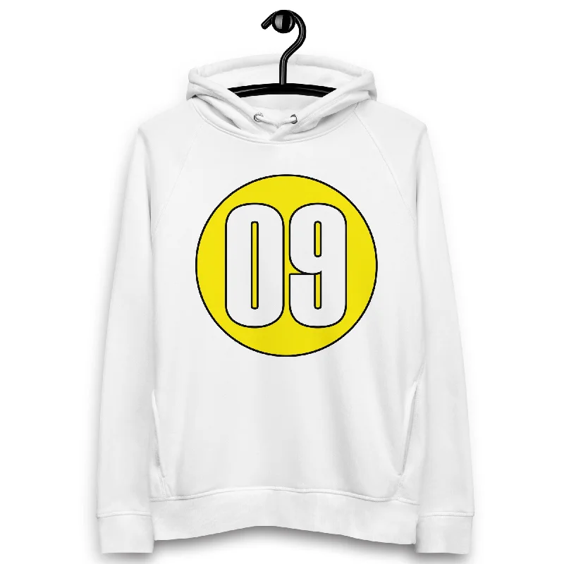 Unisex pullover hoodie: White on Yellow 09 Halter Neck Top