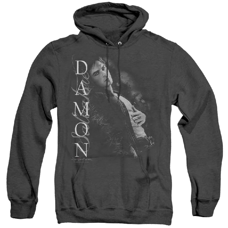 Vampire Diaries, The Besides Me - Heather Pullover Hoodie Fitted Ribbed Sweater