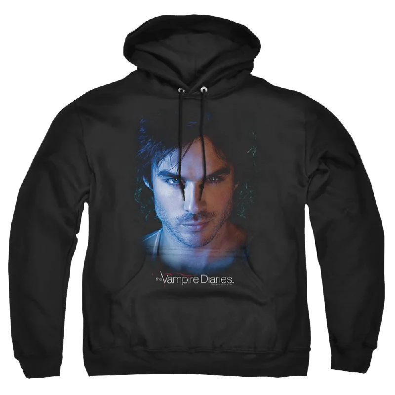 Vampire Diaries, The Damon - Pullover Hoodie Elbow Length Sleeve