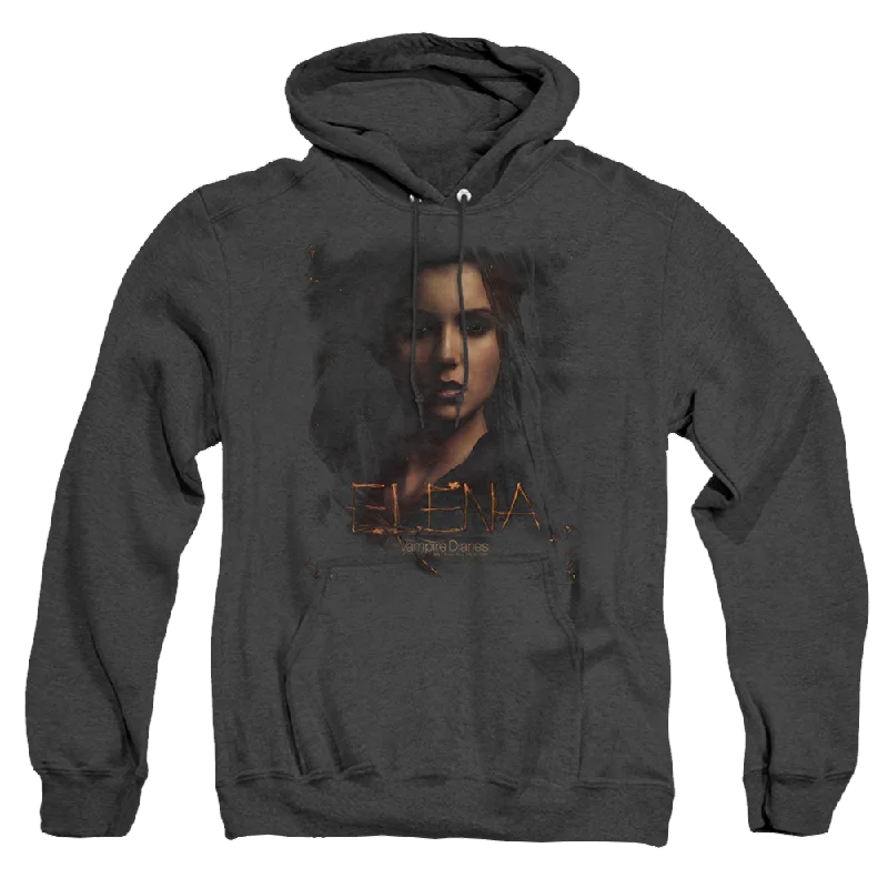 Vampire Diaries, The Elena - Heather Pullover Hoodie Asymmetrical Hem Sweater