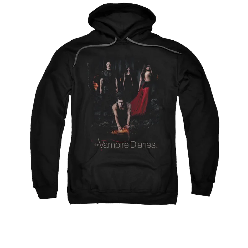 Vampire Diaries, The Fire - Pullover Hoodie Blouson Sleeve Pullover