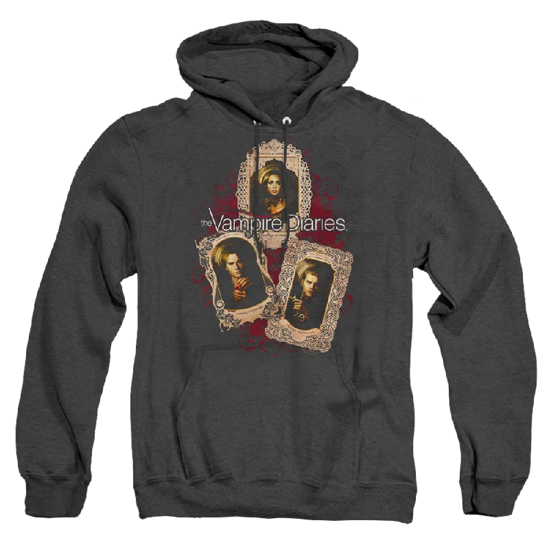 Vampire Diaries, The Holy Cards - Heather Pullover Hoodie Long Bell Sleeve