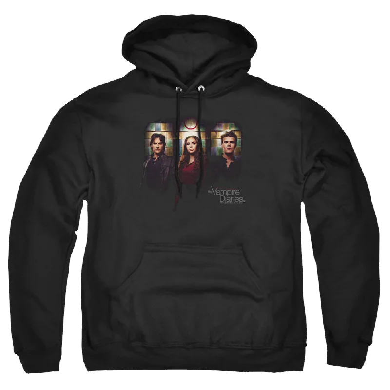 Vampire Diaries, The Stained Windows - Pullover Hoodie Hooded Pullover Sweater