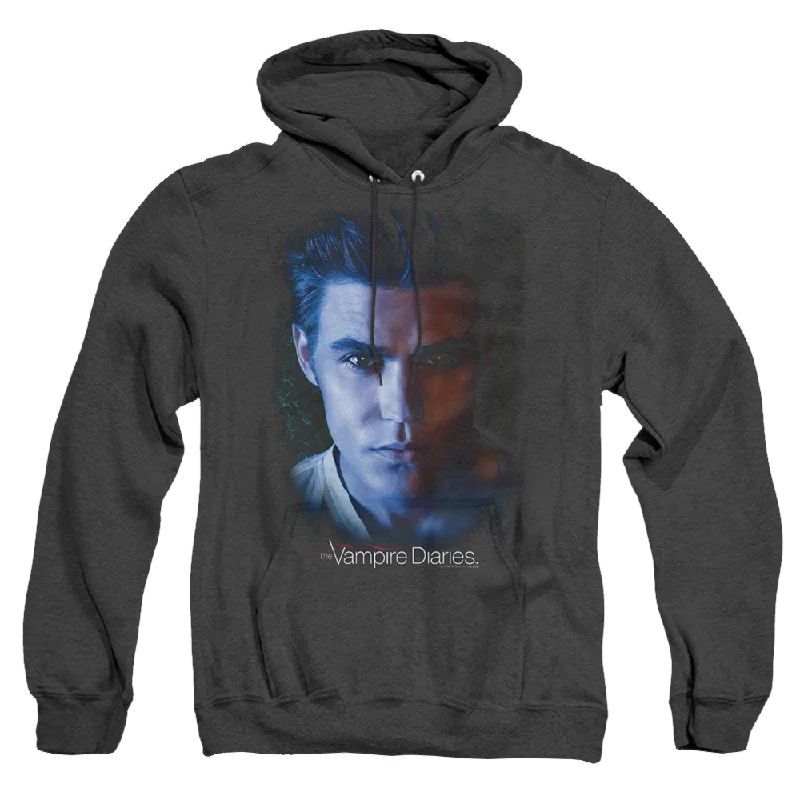 Vampire Diaries, The Stefan - Heather Pullover Hoodie Cap Sleeve Casual