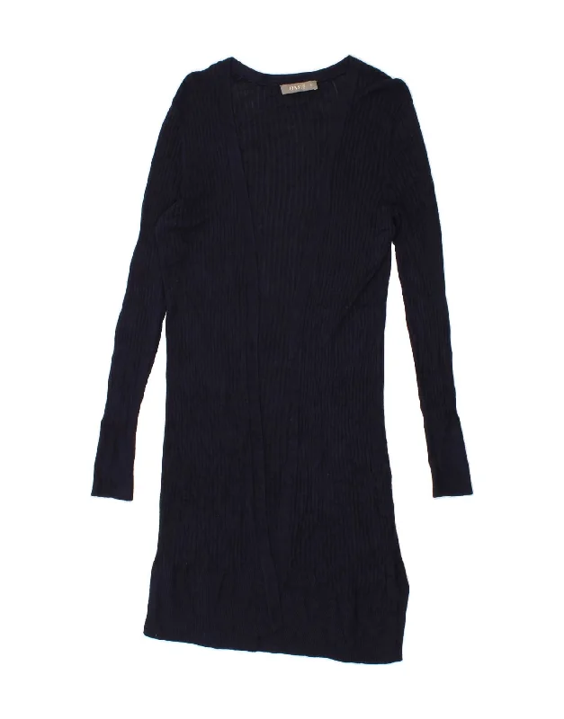 OASIS Womens Longline Open Cardigan Sweater UK 10 Small Navy Blue Viscose Wool Cardigan Cotton Cardigan Cashmere Cardigan OASIS Womens Longline Open Cardigan Sweater UK 10 Small Navy Blue Viscose Wool Cardigan Cotton Cardigan Cashmere Cardigan