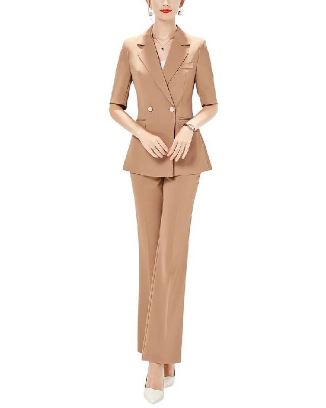 Anette 2pc Blazer & Pant Set Women's Classic Suit