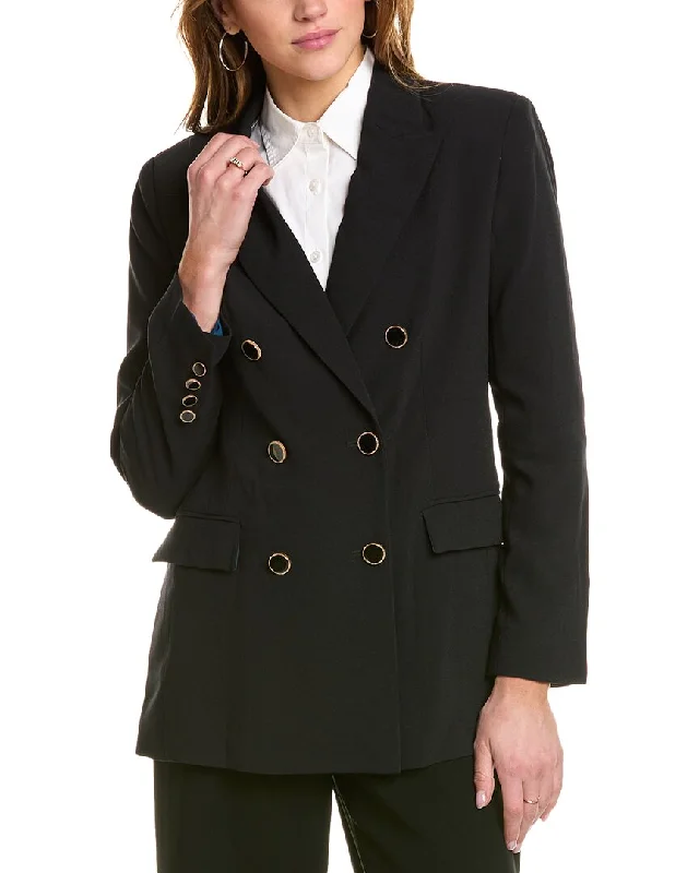 BCBG New York Double-Breasted Blazer Women's Plaid Suit