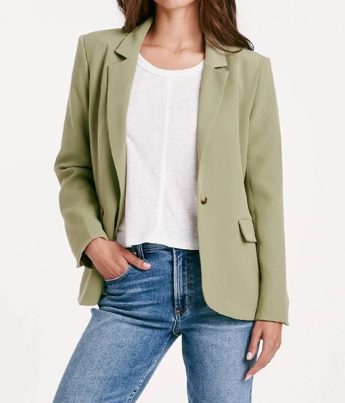 Berkeley Blazer In Eucalyptus Women's Luxurious Jacket