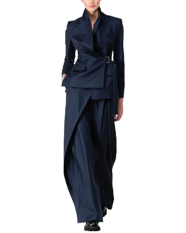 BGL 2pc Wool Blazer & Pant Set Women's Vintage Suit