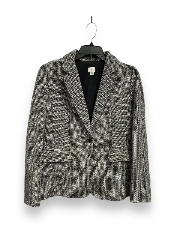 Blazer By A New Day In Grey, Size: 12 Women's Trendy Jacket