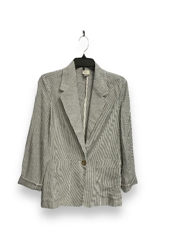 Blazer By A New Day In Striped Pattern, Size: Xs Women's Classic Blazer