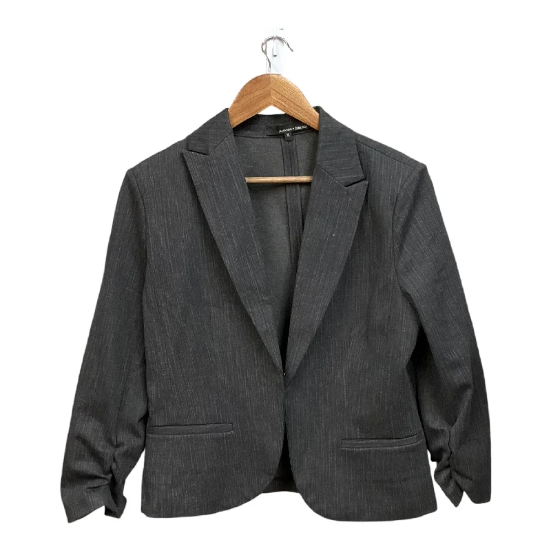 Blazer By Amanda + Chelsea In Black, Size: Xl Women's Handmade Blazer