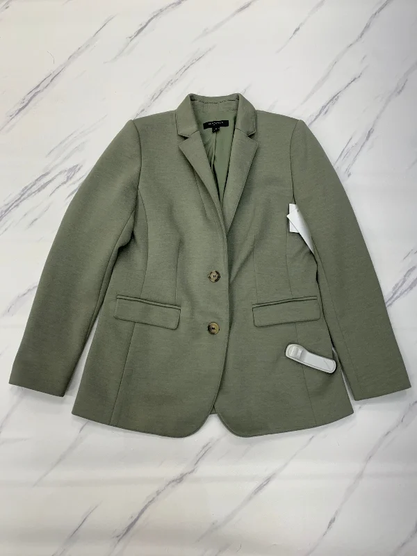 Blazer By Ann Taylor In Green, Size: 4petite Women's Fashion Blazer