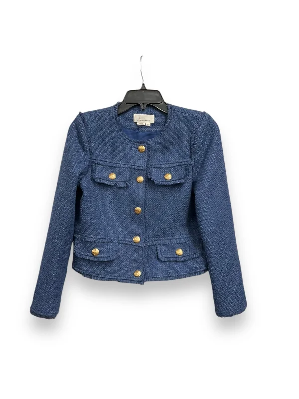 Blazer By Anthropologie In Blue, Size: Xs Women's Vintage Suit