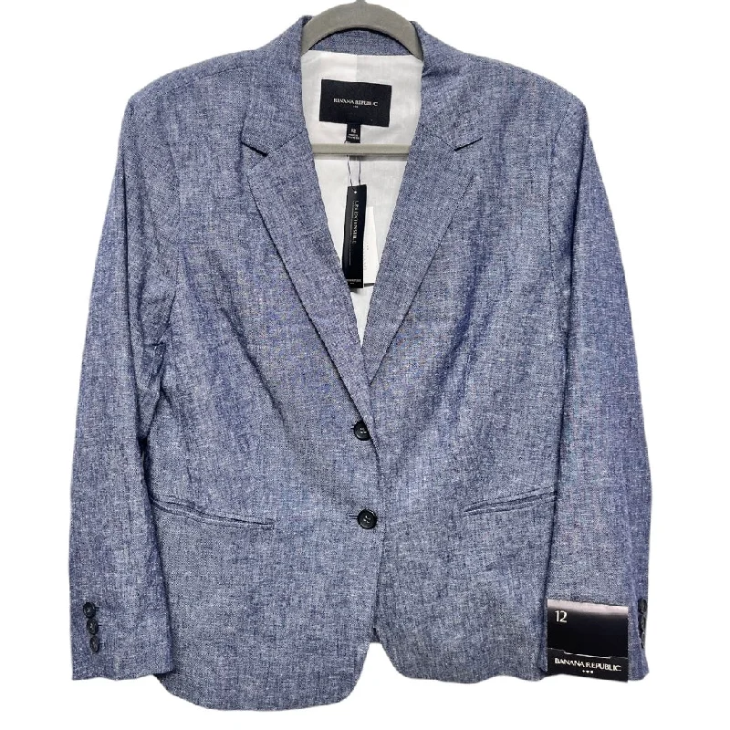 Blazer By Banana Republic In Blue, Size: 12 Women's Trench Blazer