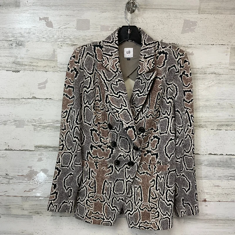 Blazer By Cabi In Animal Print, Size: S Women's Custom Suit