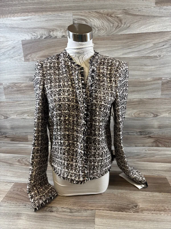 Blazer By Calvin Klein In Black & Brown, Size: S Women's Trendy Blazer