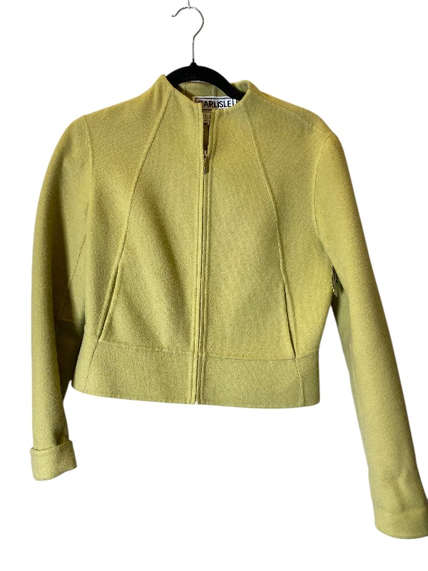 Blazer By Carlisle In Green, Size: Xs Slim Fit Blazer