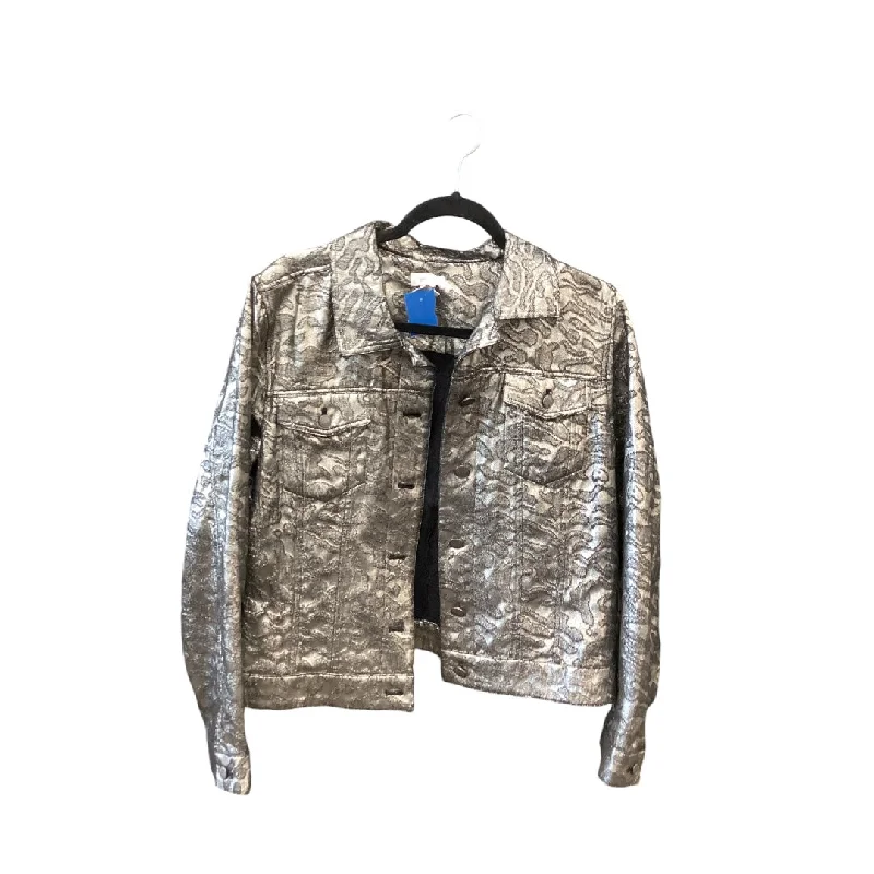 Blazer By Chicos In Animal Print, Size: 2 Women's Elegant Suit