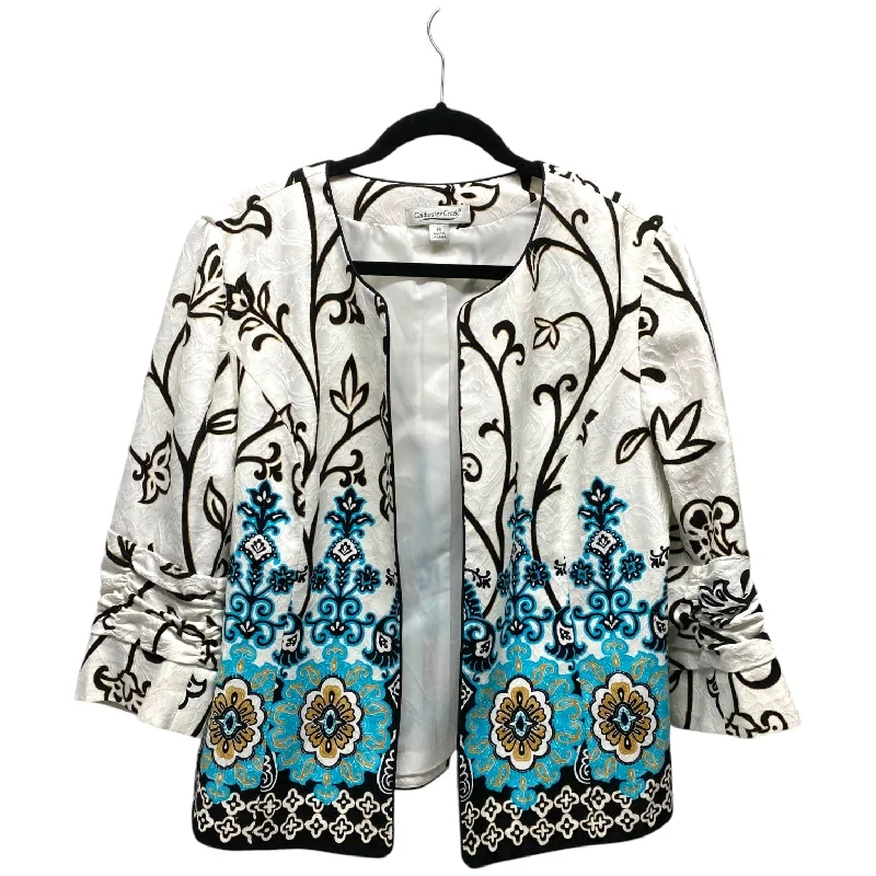 Blazer By Coldwater Creek In Black & Blue, Size: Xl Women's Boutique Suit