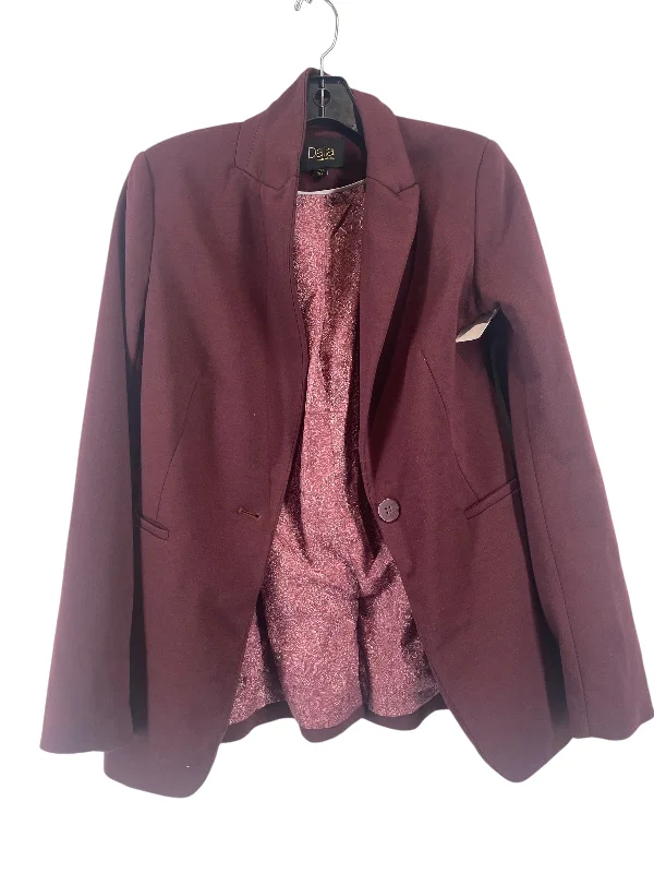 Blazer By Dalia In Maroon, Size: M Women's Casual Suit