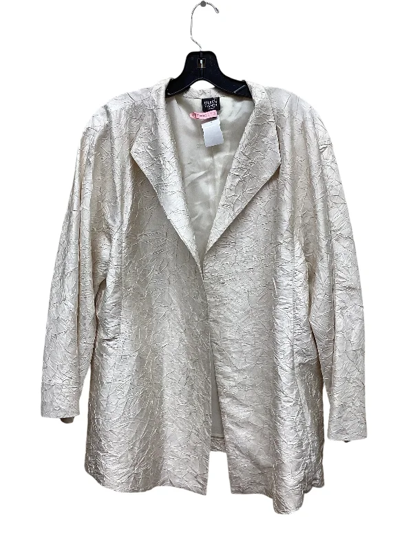 Blazer By Eileen Fisher In Gold, Size: 2x Women's Warm Suit