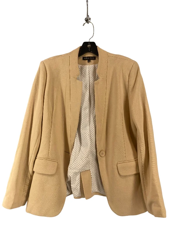 Blazer By Gibson In Tan, Size: L Women's Simple Jacket