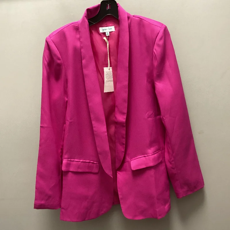 Blazer By GRACE AND LACE In Pink, Size: S Women's Advanced Suit