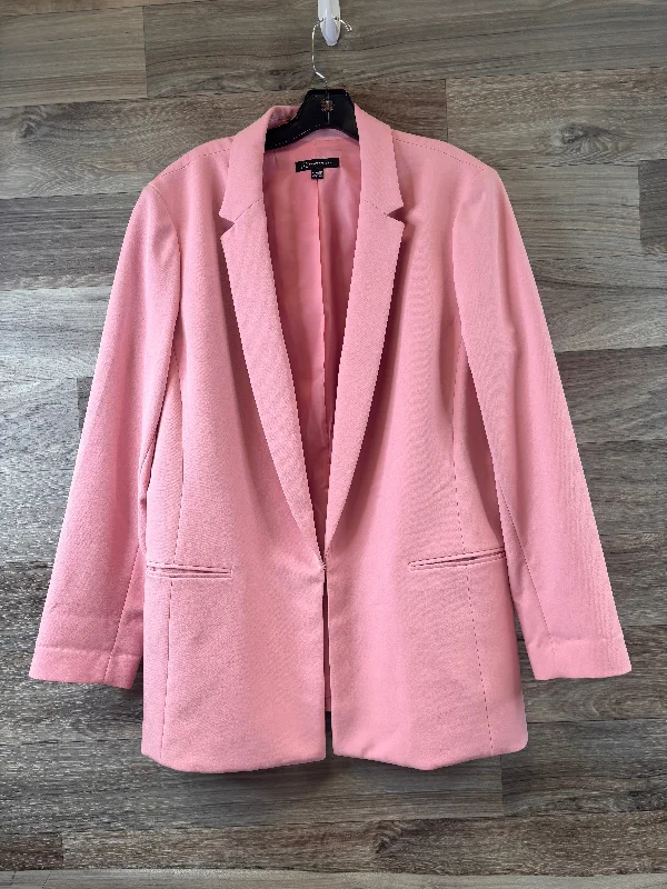 Blazer By Inc In Pink, Size: Xxl Women's Trendy Blazer