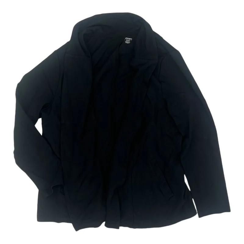 Blazer By Jockey In Black, Size:1X Women's Trench Blazer