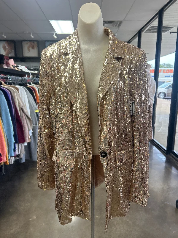 Blazer By Listicle In Sequin, Size: L Women's Custom Suit