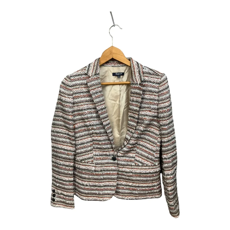 Blazer By Madewell In Striped Pattern, Size: S Women's High-End Blazer