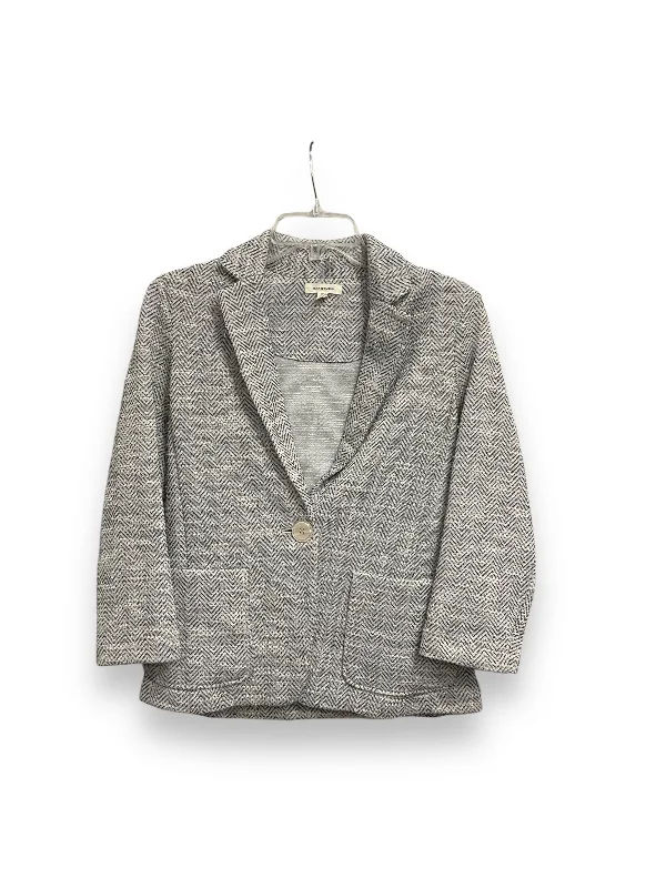 Blazer By Max Studio In Black & White, Size: Xs Women's Custom Suit