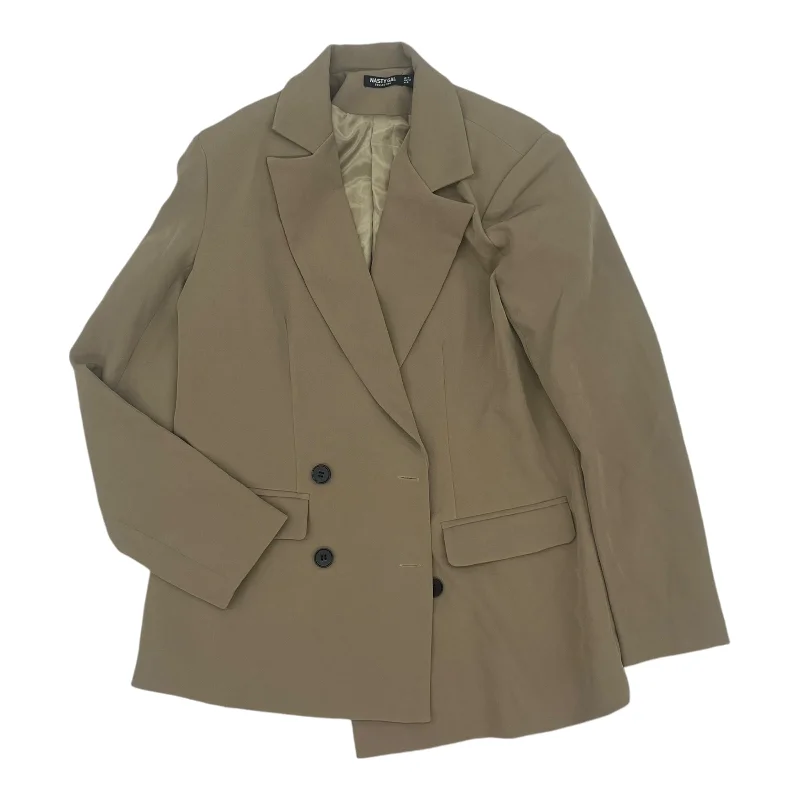 Blazer By Nasty Gal In Tan, Size:Xs Women's Handmade Blazer