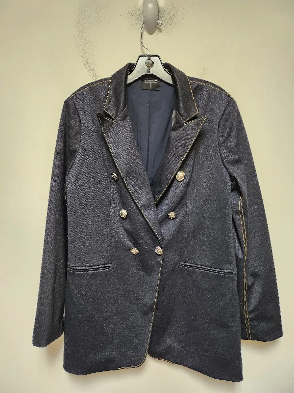 Blazer By T Tahari In Blue, Size: Xl Women's Boutique Jacket