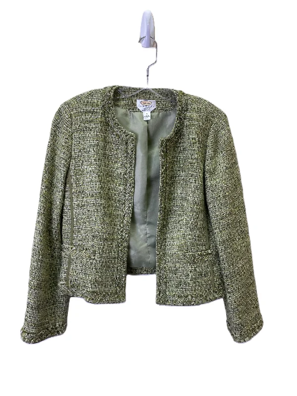 Blazer By Talbots In Green, Size: 8 Women's High-End Blazer